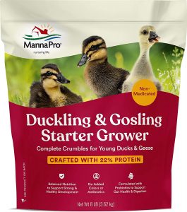 适合小鸭和小鹅的最佳饲料:甘露Pro Starter Grower